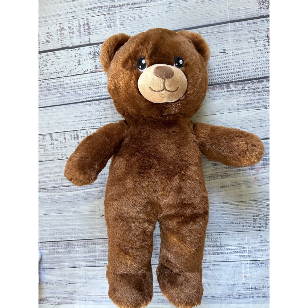 Build-A-Bear Workshop Birthday Treat Bear Brown Plush Stuffed Animal 15 inch